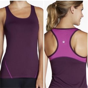 NWT Fabletics XS Leon Mulberry Racer Active Tank